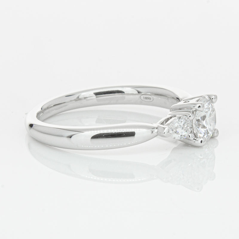 18ct White Gold .62ct Diamond Ayla Ring-Ring-Walker & Hall