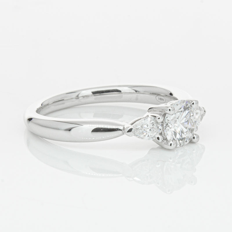 18ct White Gold .62ct Diamond Ayla Ring-Ring-Walker & Hall