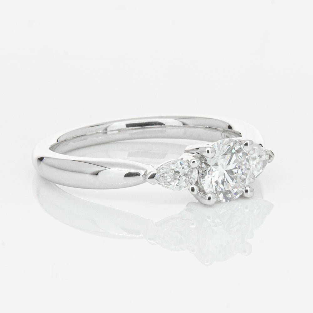 18ct White Gold .62ct Diamond Ayla Ring-Ring-Walker & Hall