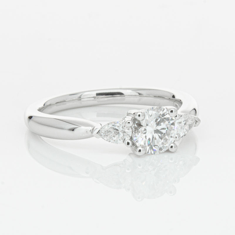 18ct White Gold .62ct Diamond Ayla Ring-Ring-Walker & Hall