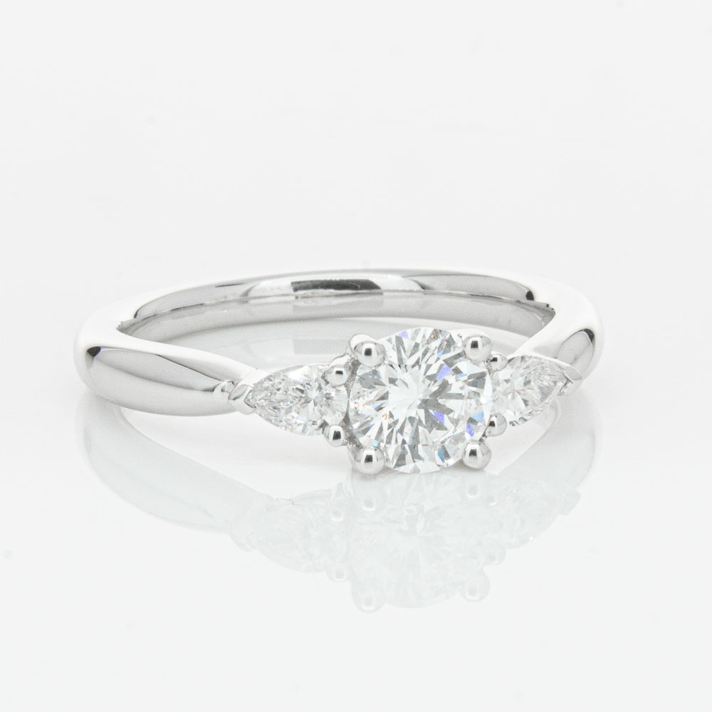 18ct White Gold .62ct Diamond Ayla Ring-Ring-Walker & Hall