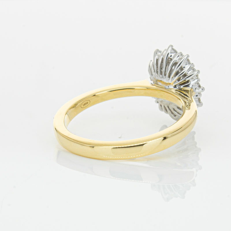 18ct Yellow Gold Oval Cut Diamond Belle Ring-Ring-Walker & Hall