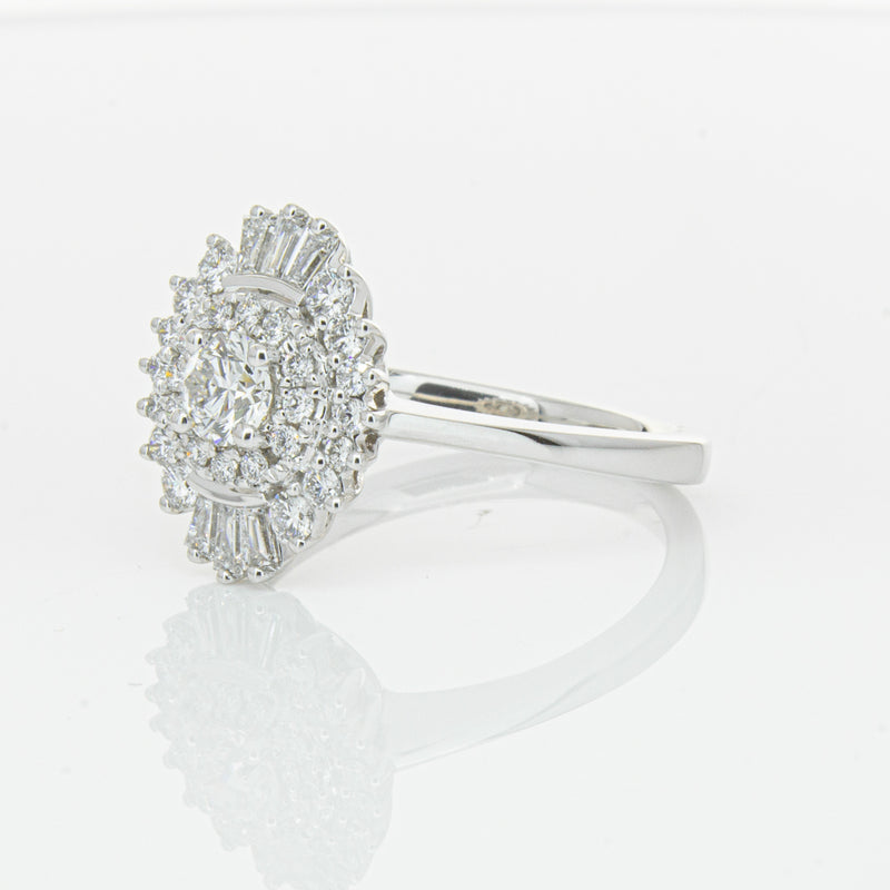 18ct White Gold .30ct Diamond Kira Ring-Ring-Walker & Hall