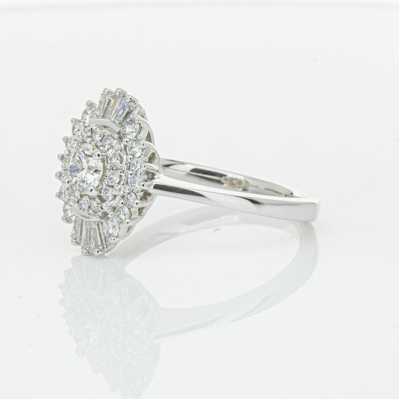 18ct White Gold .30ct Diamond Kira Ring-Ring-Walker & Hall