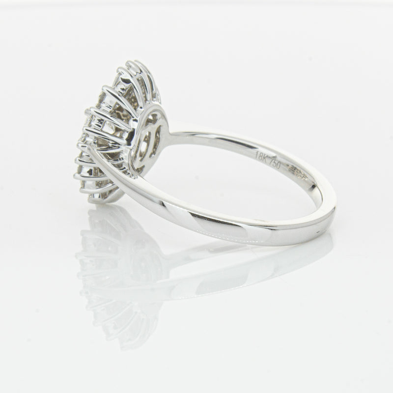 18ct White Gold .30ct Diamond Kira Ring-Ring-Walker & Hall