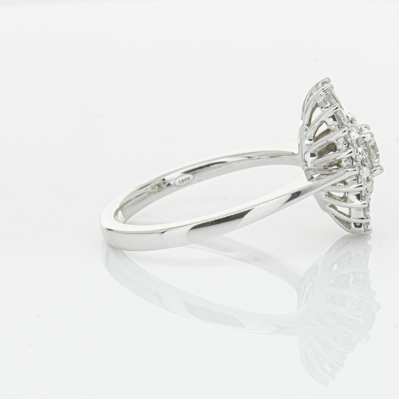 18ct White Gold .30ct Diamond Kira Ring-Ring-Walker & Hall