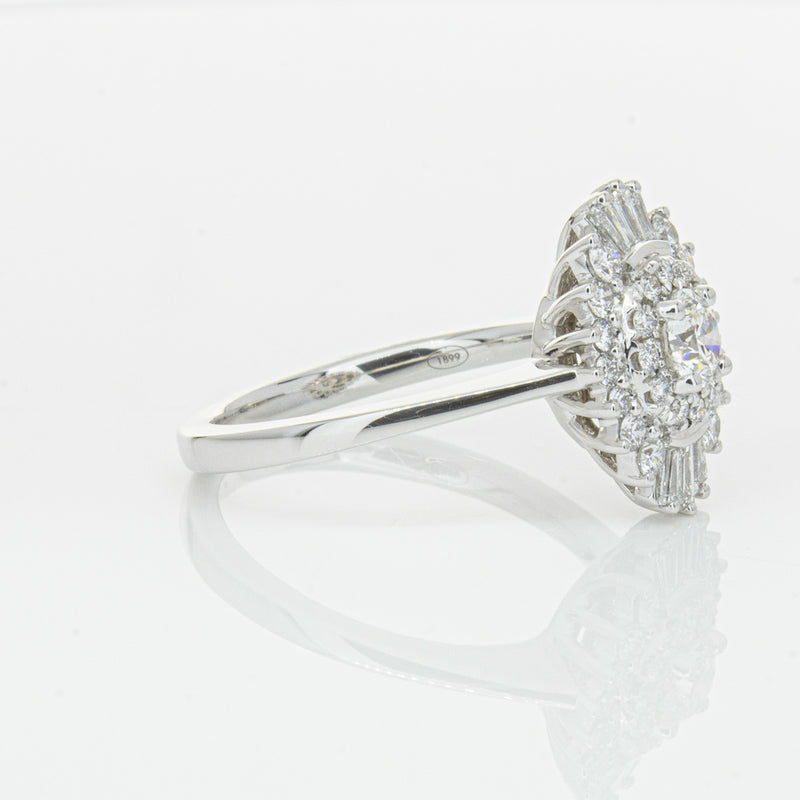 18ct White Gold .30ct Diamond Kira Ring-Ring-Walker & Hall