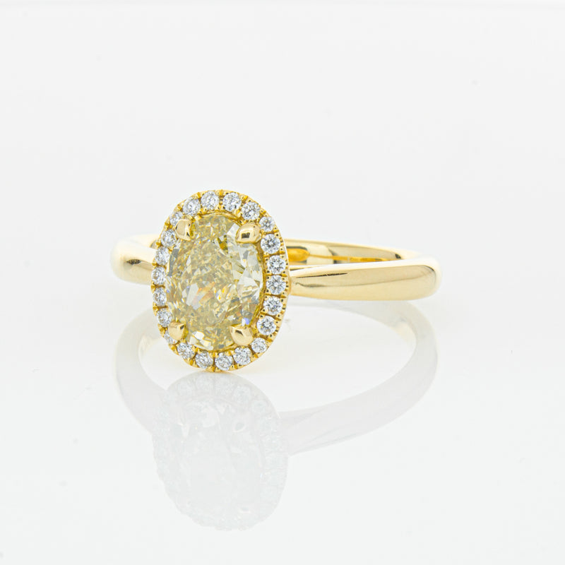 18ct Yellow Gold 1.51ct Yellow Diamond Nina Ring-Ring-Walker & Hall