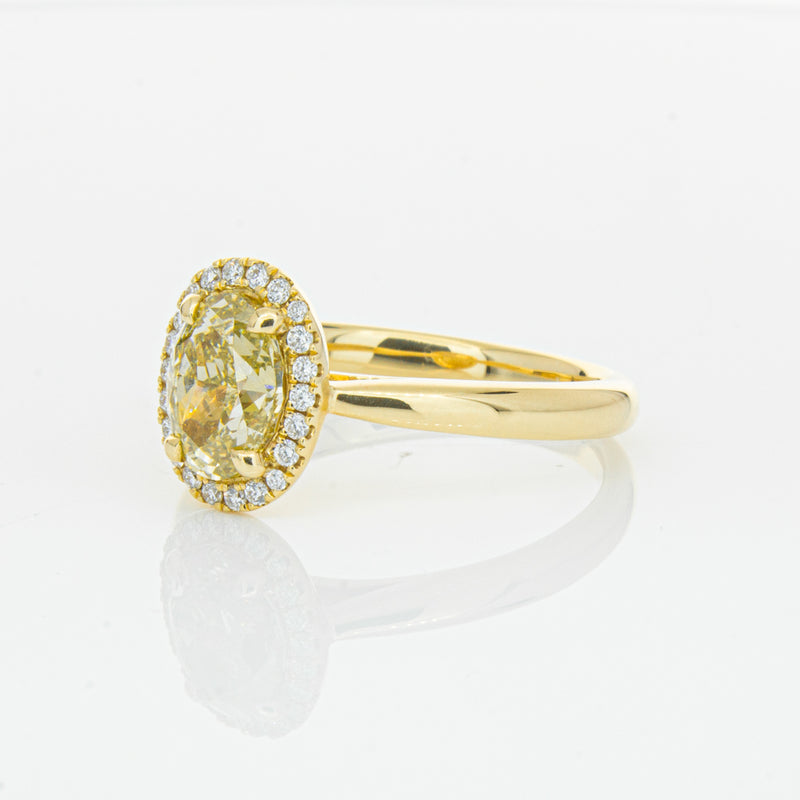 18ct Yellow Gold 1.51ct Yellow Diamond Nina Ring-Ring-Walker & Hall