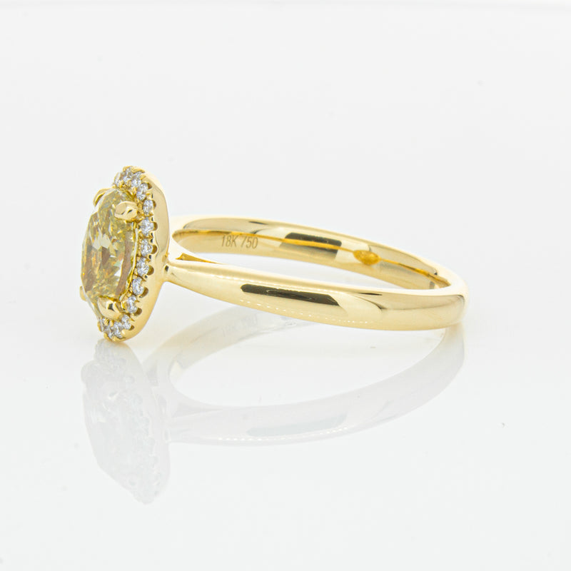 18ct Yellow Gold 1.51ct Yellow Diamond Nina Ring-Ring-Walker & Hall