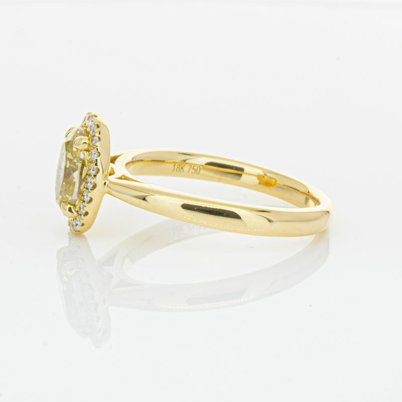 18ct Yellow Gold 1.51ct Yellow Diamond Nina Ring-Ring-Walker & Hall