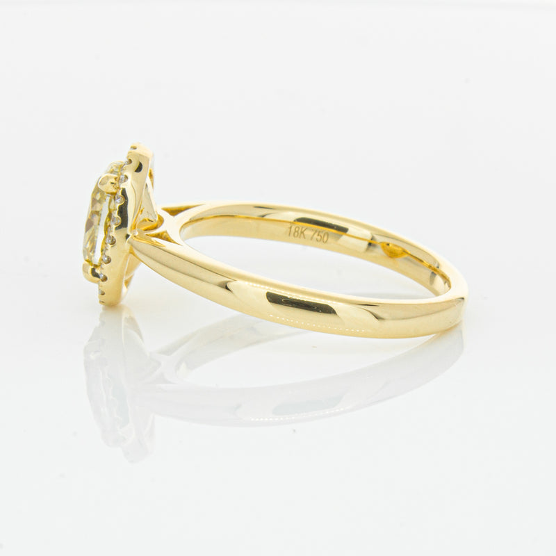 18ct Yellow Gold 1.51ct Yellow Diamond Nina Ring-Ring-Walker & Hall