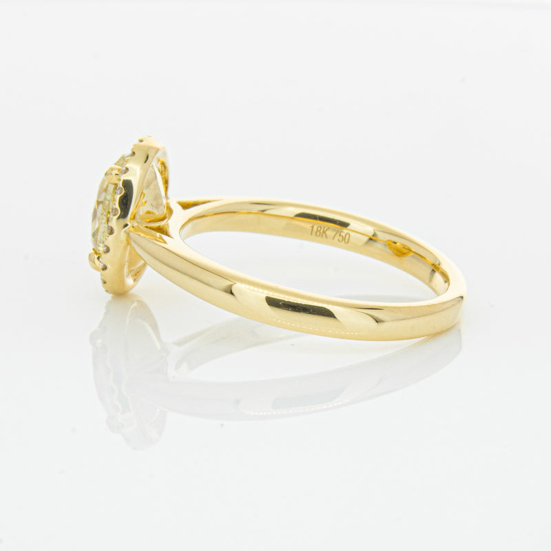 18ct Yellow Gold 1.51ct Yellow Diamond Nina Ring-Ring-Walker & Hall