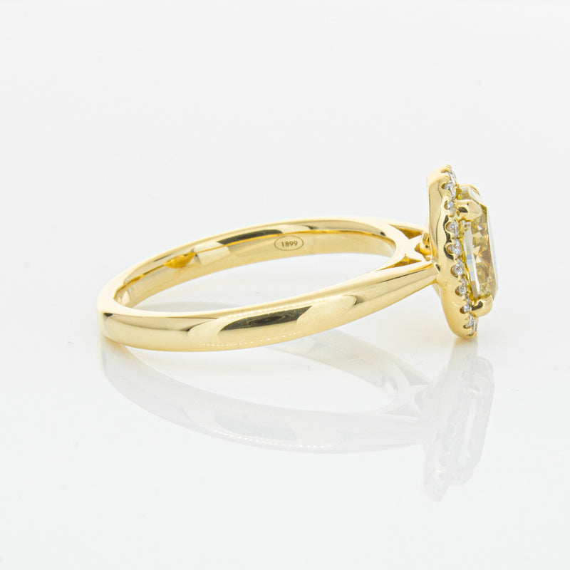 18ct Yellow Gold 1.51ct Yellow Diamond Nina Ring-Ring-Walker & Hall