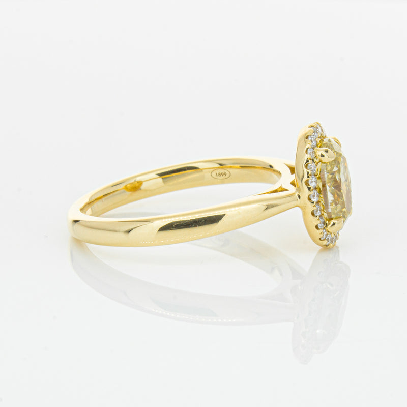 18ct Yellow Gold 1.51ct Yellow Diamond Nina Ring-Ring-Walker & Hall