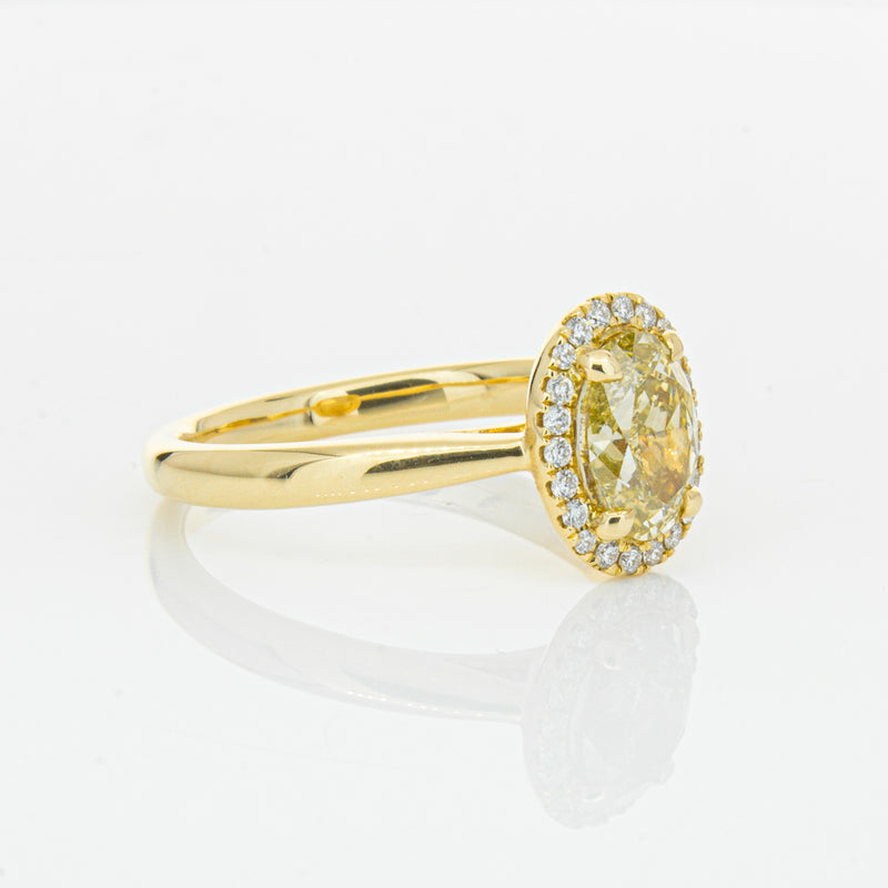 18ct Yellow Gold 1.51ct Yellow Diamond Nina Ring-Ring-Walker & Hall