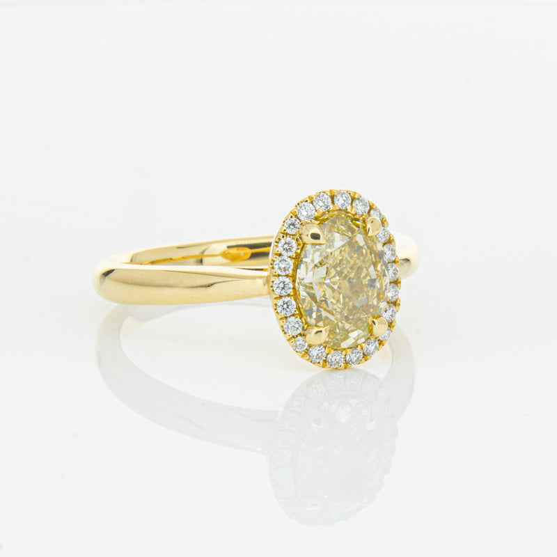 18ct Yellow Gold 1.51ct Yellow Diamond Nina Ring-Ring-Walker & Hall