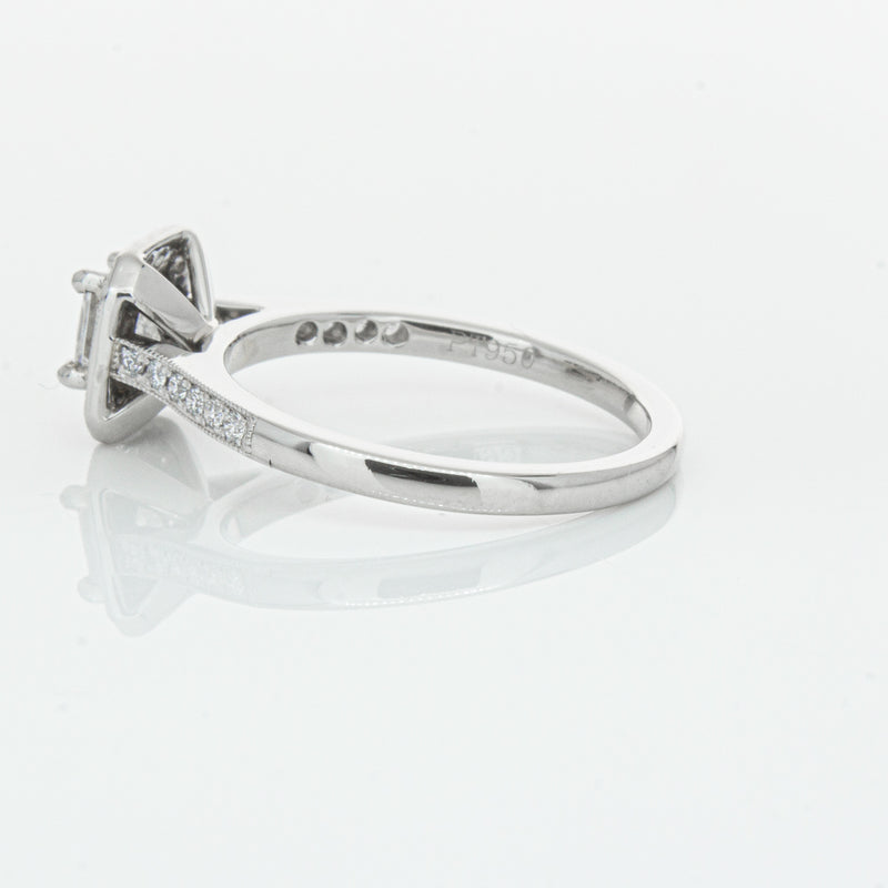 Platinum .46ct Princess Cut Reclaimed Diamond Mandalay Ring-Ring-Walker & Hall