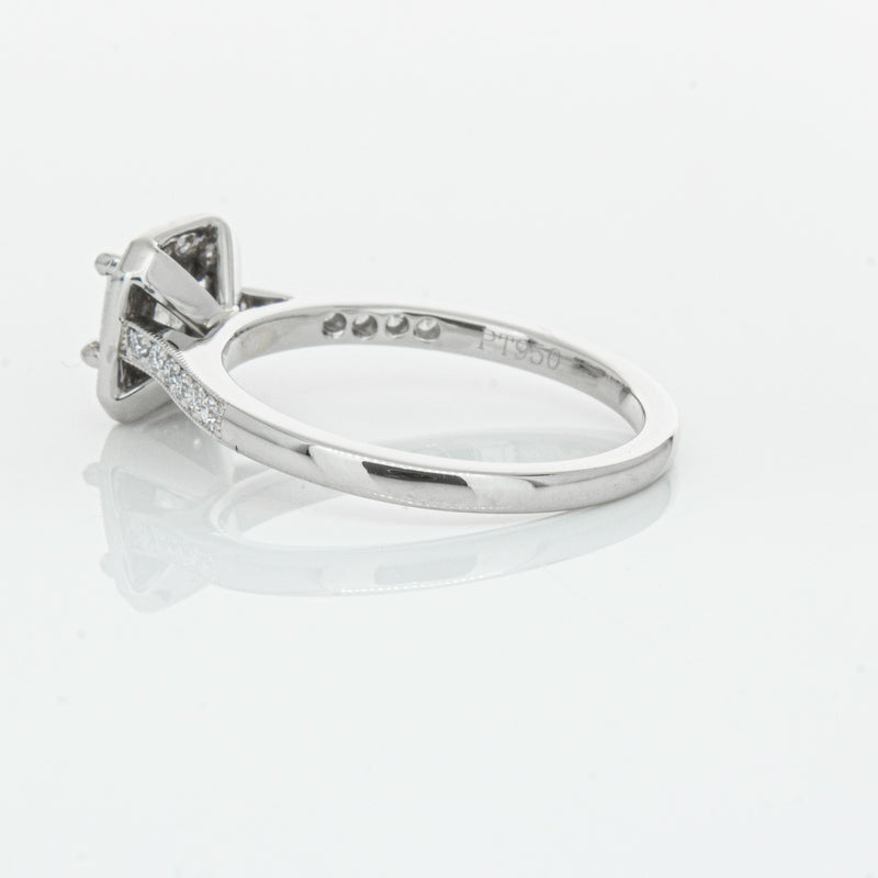 Platinum .46ct Princess Cut Reclaimed Diamond Mandalay Ring-Ring-Walker & Hall