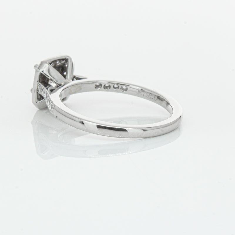 Platinum .46ct Princess Cut Reclaimed Diamond Mandalay Ring-Ring-Walker & Hall