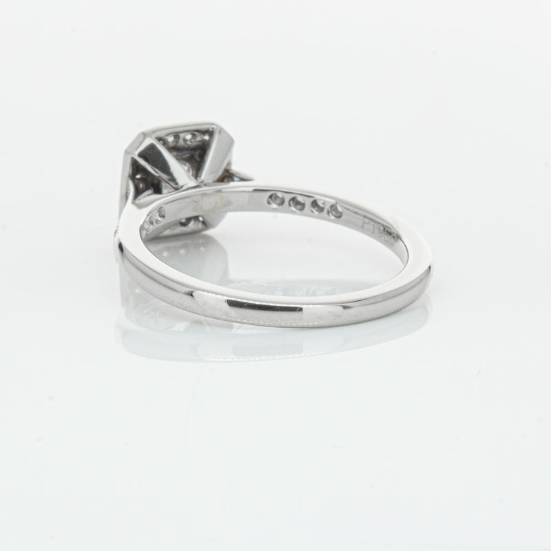 Platinum .46ct Princess Cut Reclaimed Diamond Mandalay Ring-Ring-Walker & Hall