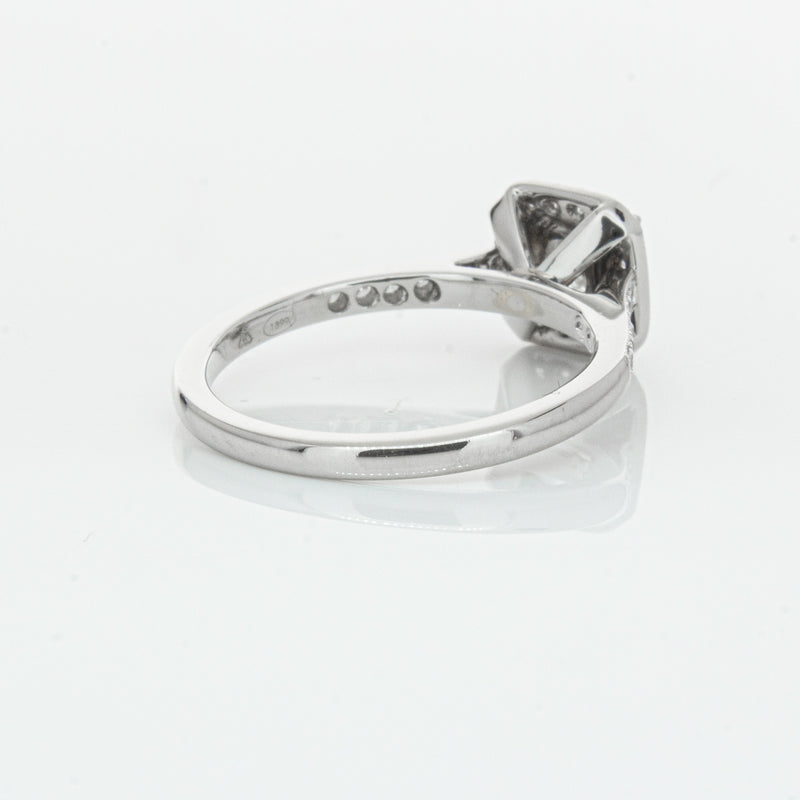 Platinum .46ct Princess Cut Reclaimed Diamond Mandalay Ring-Ring-Walker & Hall
