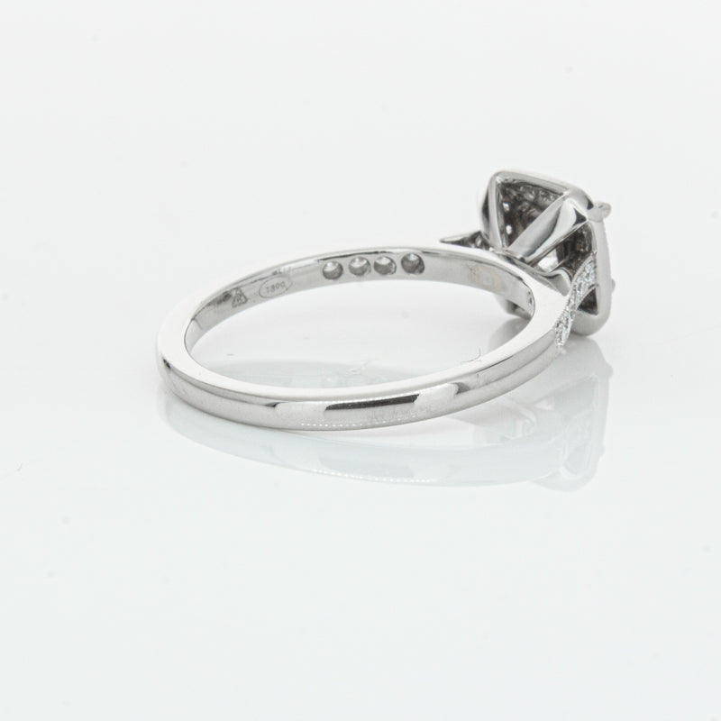 Platinum .46ct Princess Cut Reclaimed Diamond Mandalay Ring-Ring-Walker & Hall