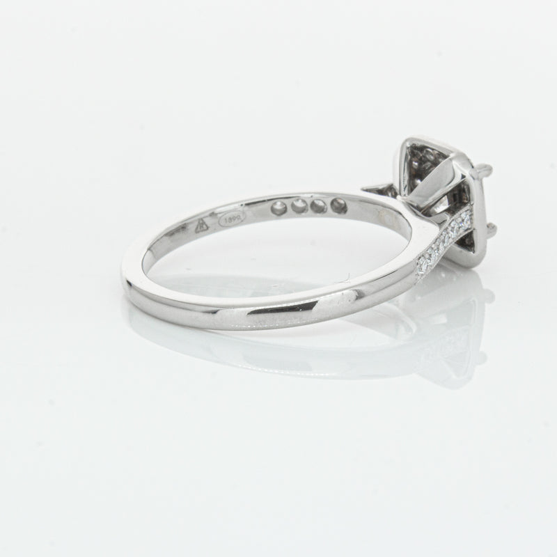 Platinum .46ct Princess Cut Reclaimed Diamond Mandalay Ring-Ring-Walker & Hall