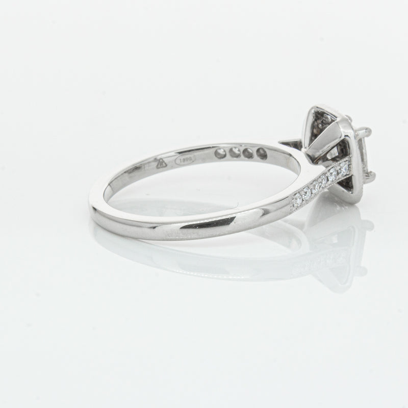 Platinum .46ct Princess Cut Reclaimed Diamond Mandalay Ring-Ring-Walker & Hall