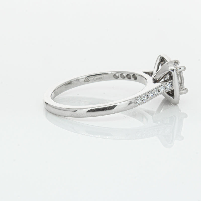Platinum .46ct Princess Cut Reclaimed Diamond Mandalay Ring-Ring-Walker & Hall