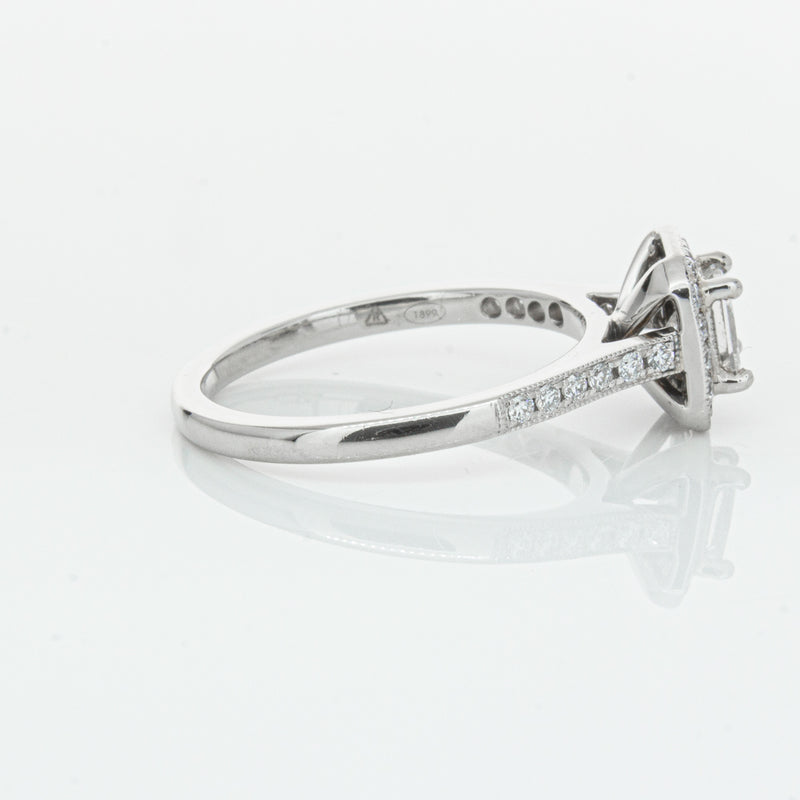 Platinum .46ct Princess Cut Reclaimed Diamond Mandalay Ring-Ring-Walker & Hall