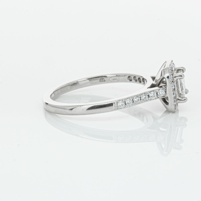 Platinum .46ct Princess Cut Reclaimed Diamond Mandalay Ring-Ring-Walker & Hall
