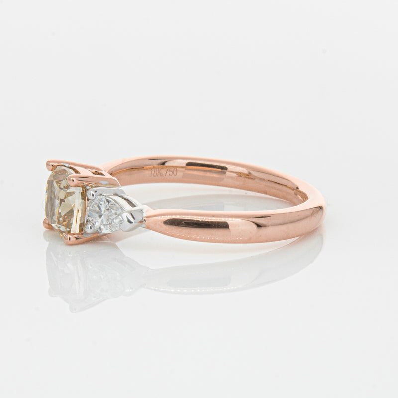 18ct Rose Gold 1.21ct Champagne Diamond Ayla Ring-Ring-Walker & Hall