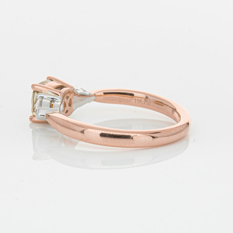 18ct Rose Gold 1.21ct Champagne Diamond Ayla Ring-Ring-Walker & Hall