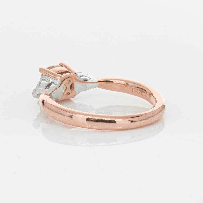 18ct Rose Gold 1.21ct Champagne Diamond Ayla Ring-Ring-Walker & Hall