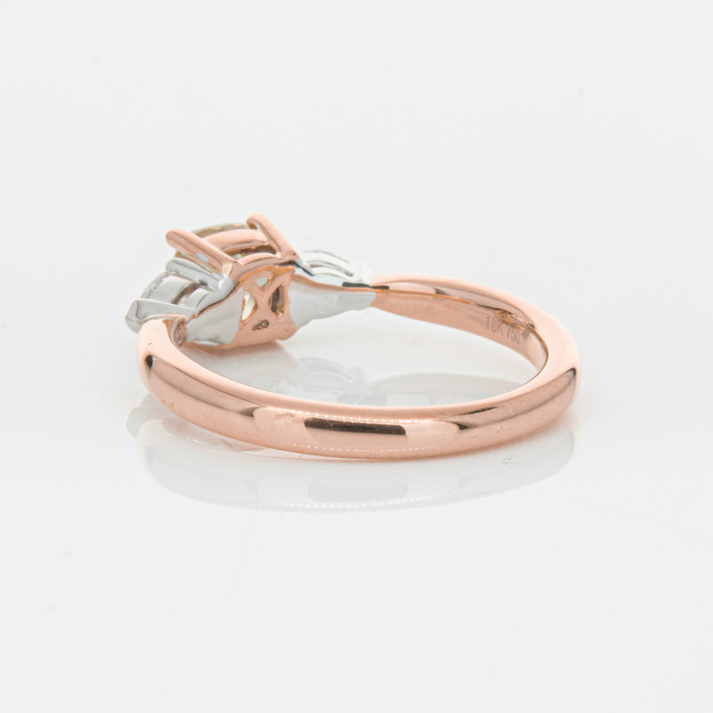 18ct Rose Gold 1.21ct Champagne Diamond Ayla Ring-Ring-Walker & Hall