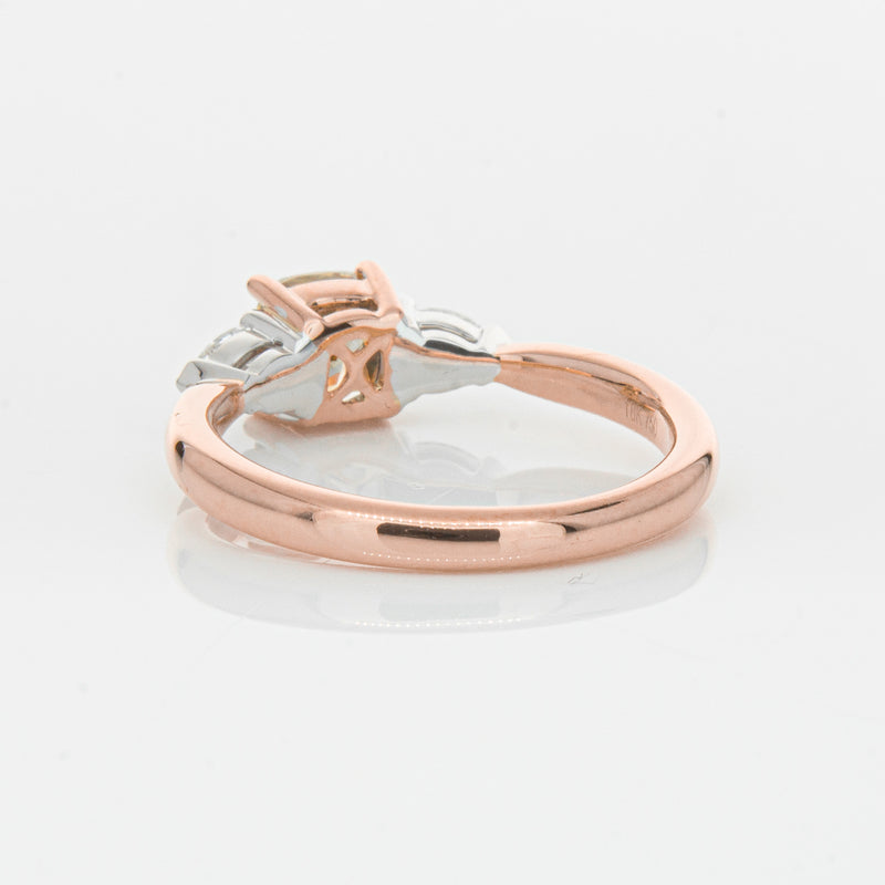 18ct Rose Gold 1.21ct Champagne Diamond Ayla Ring-Ring-Walker & Hall