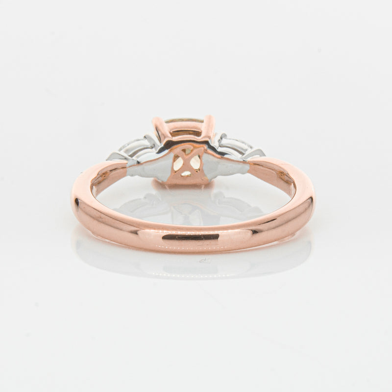 18ct Rose Gold 1.21ct Champagne Diamond Ayla Ring-Ring-Walker & Hall