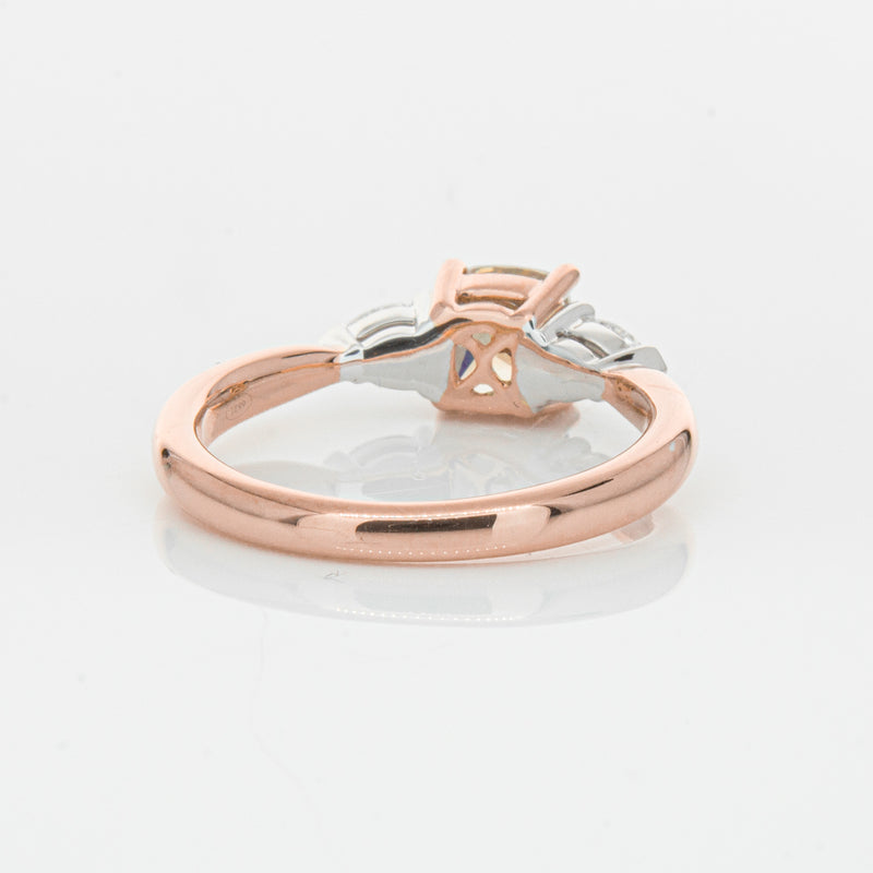 18ct Rose Gold 1.21ct Champagne Diamond Ayla Ring-Ring-Walker & Hall