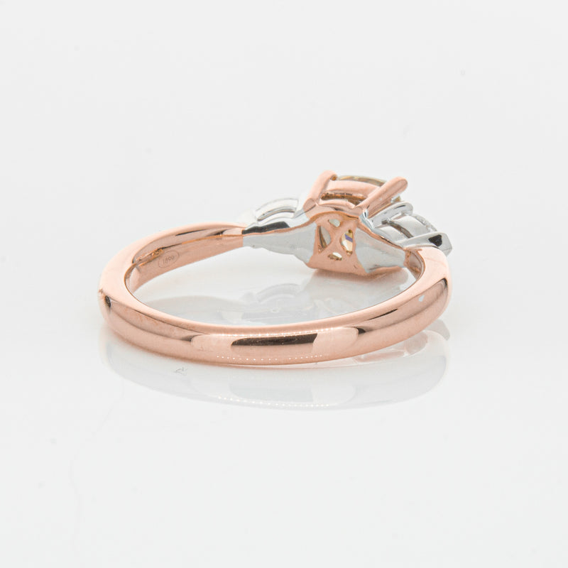 18ct Rose Gold 1.21ct Champagne Diamond Ayla Ring-Ring-Walker & Hall