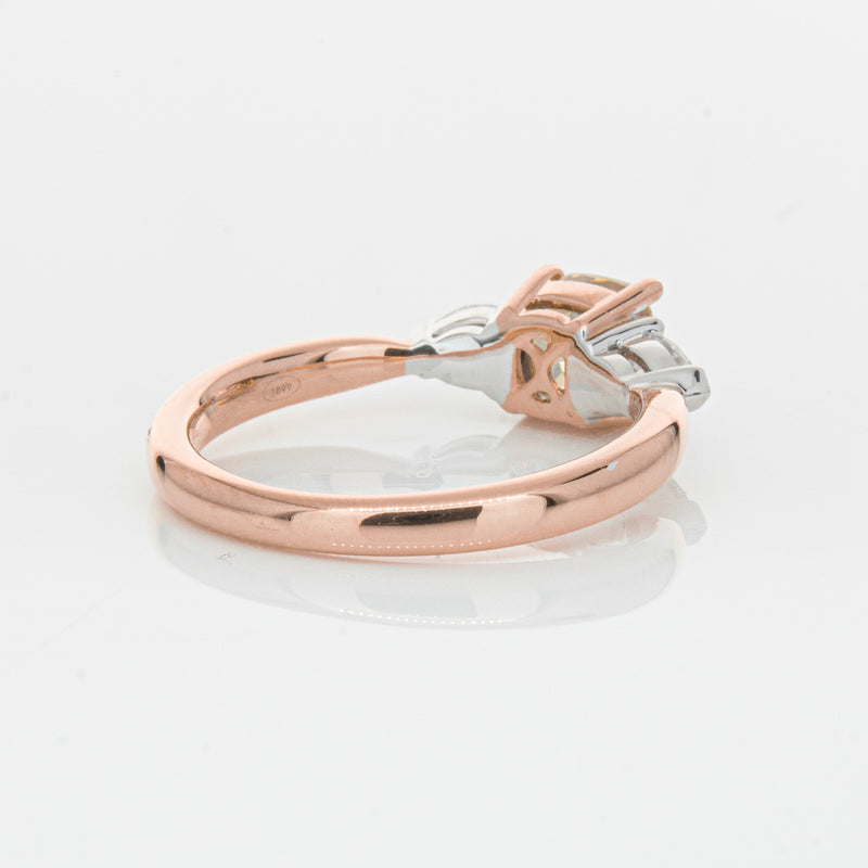 18ct Rose Gold 1.21ct Champagne Diamond Ayla Ring-Ring-Walker & Hall