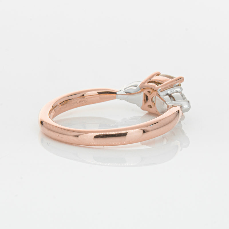 18ct Rose Gold 1.21ct Champagne Diamond Ayla Ring-Ring-Walker & Hall