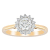 18ct Yellow Gold .70ct Diamond Belle Ring-Ring-Walker & Hall