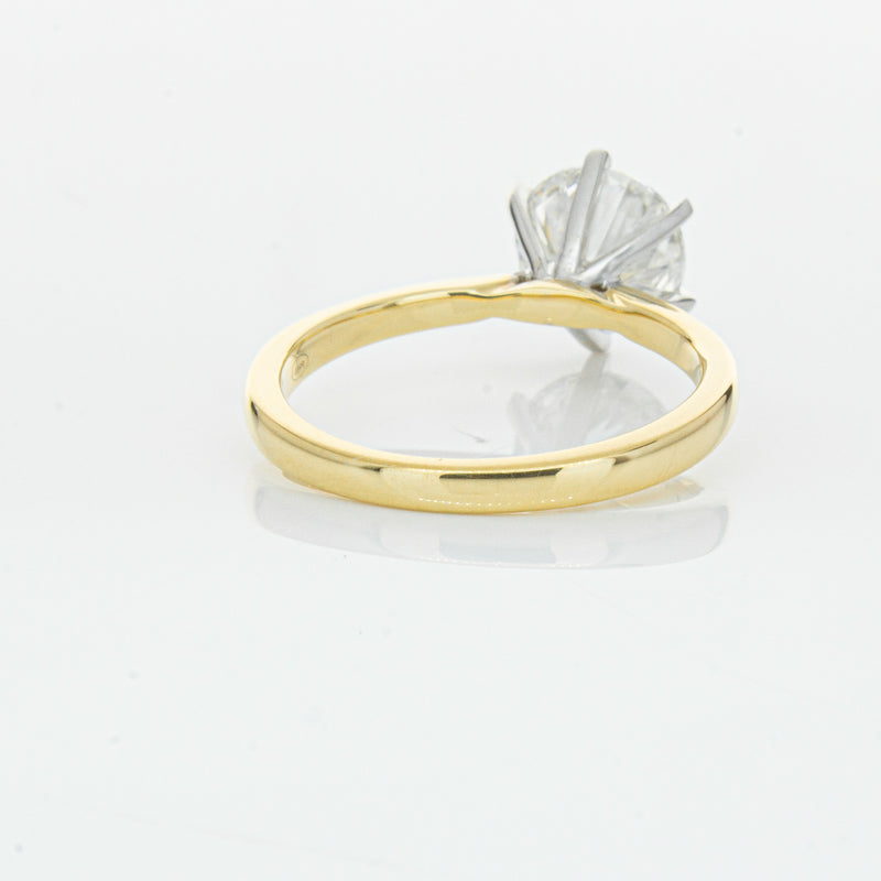 18ct Yellow Gold 2.01ct Diamond Capri Ring-Ring-Walker & Hall