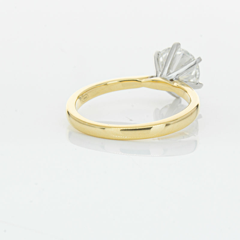 18ct Yellow Gold 2.01ct Diamond Capri Ring-Ring-Walker & Hall