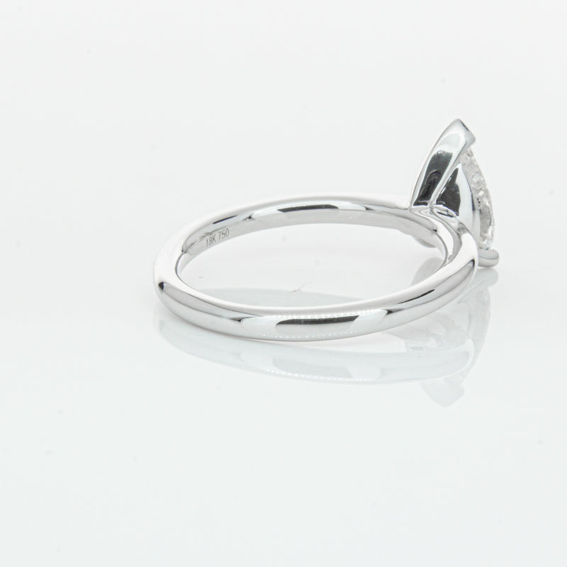 18ct White Gold 1.51ct Pear Cut Diamond Melba Ring-Ring-Walker & Hall