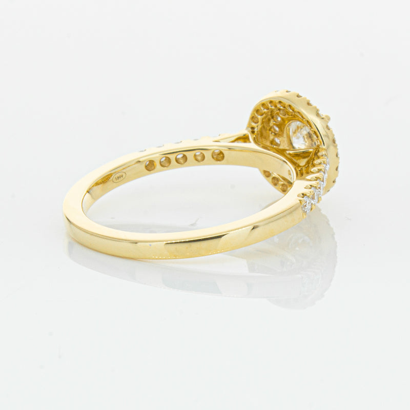 18ct Yellow Gold .40ct Diamond Rosa Ring-Ring-Walker & Hall