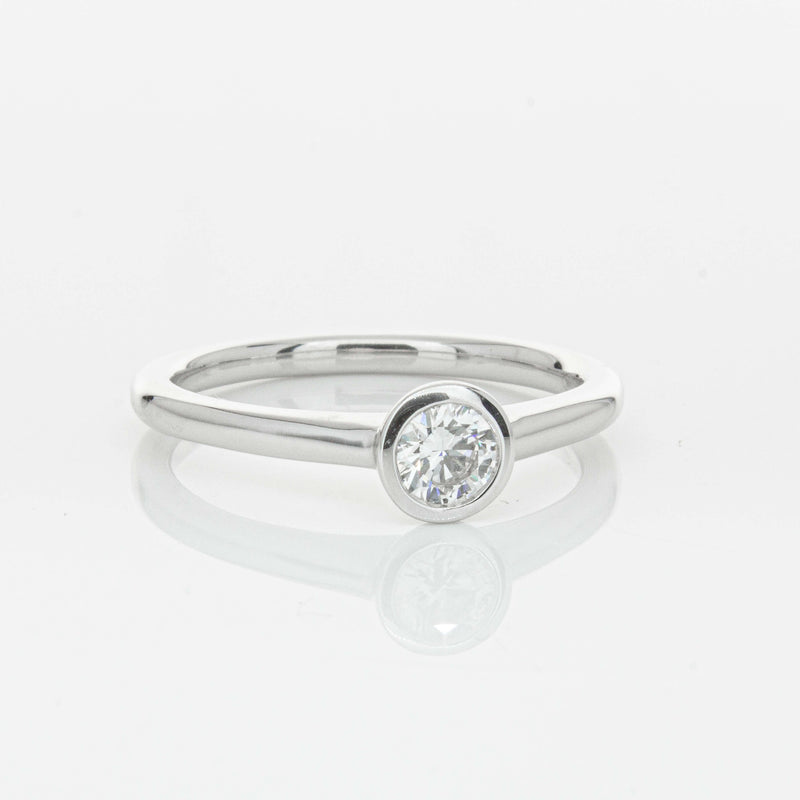 18ct White Gold .30ct Diamond Natalia Ring-Ring-Walker & Hall