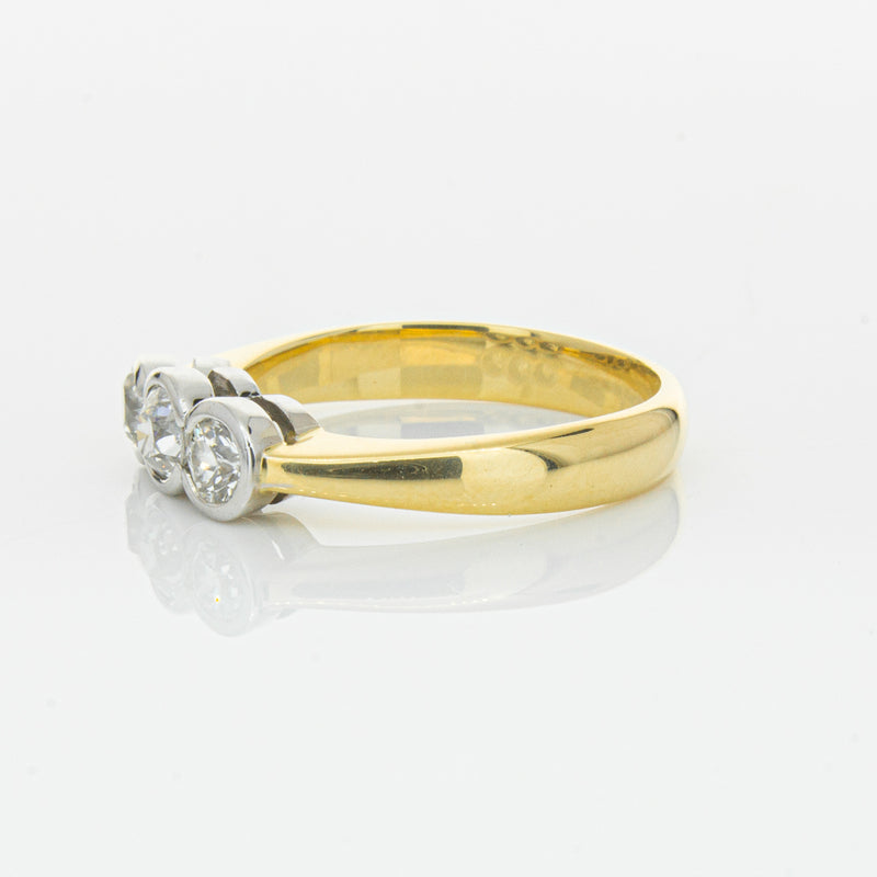 Deja Vu 18ct Yellow Gold .61ct Diamond Ring-Ring-Walker & Hall