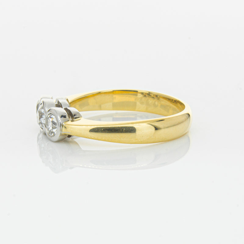 Deja Vu 18ct Yellow Gold .61ct Diamond Ring-Ring-Walker & Hall